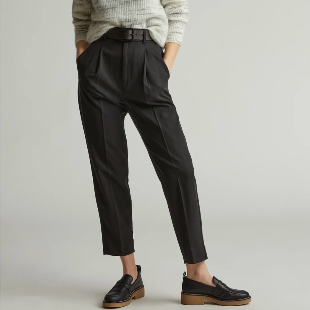 Everlane Tencel way high taper pants